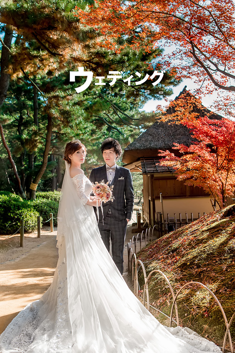 日式庭園婚紗寫真